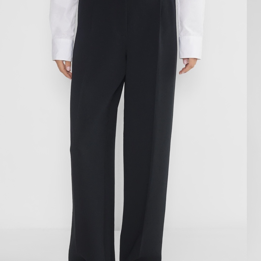 Women's Black Wide-Leg Pants